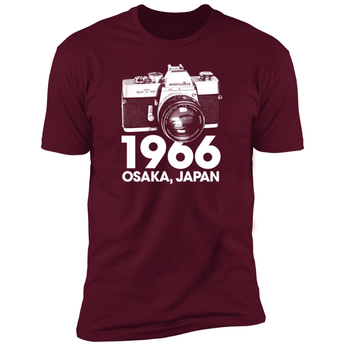 Minolta SRT-101 35mm Film SLR Camera Tribute Premium Short Sleeve