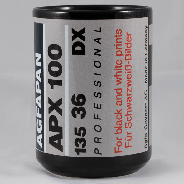 Agfa Agfapan APX 100 – 15oz Black Ceramic Mug
