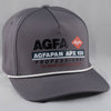 Agfa Agfapan APX 100 P421 Snapback Hat – A Classic Tribute to Black & White Film Lovers