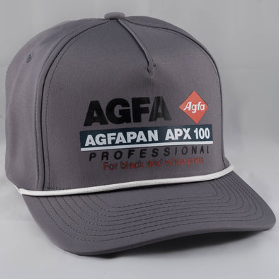Agfa Agfapan APX 100 P421 Snapback Hat – A Classic Tribute to Black & White Film Lovers