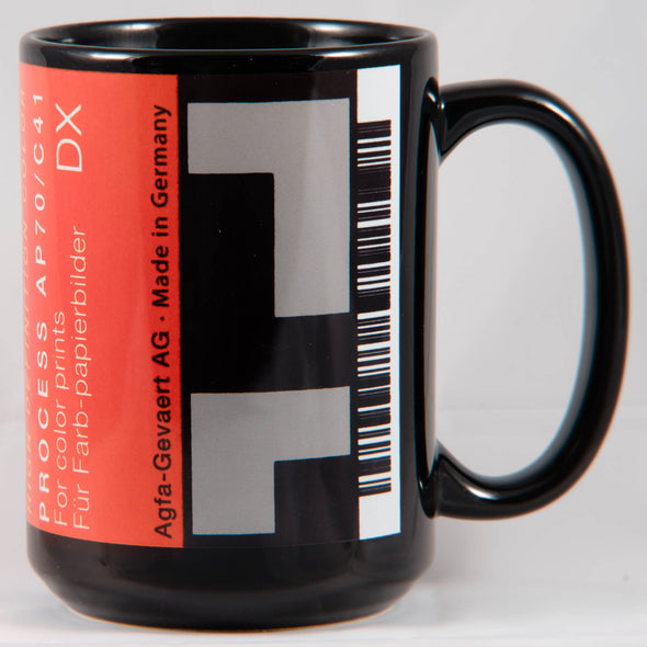 Agfa HDC 35mm Film Cassette 15oz Black Mug