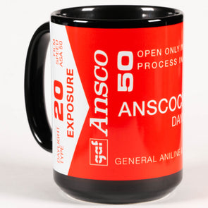 Anscochrome 50 35mm Slide Film 15oz Black Mug