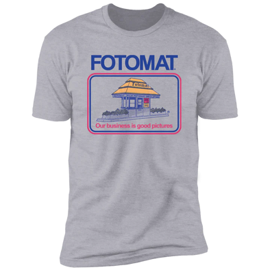 Fotomat Film Development Envelope Tribute Premium Short Sleeve T-Shirt XS HEATHER GREY CLEARANCE