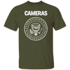 Film Cameras Ramones Tribute Short Sleeve Cotton T-Shirt