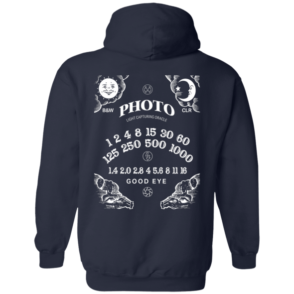 Light Capturing Oracle Ouija Board Photography Pullover Hoodie