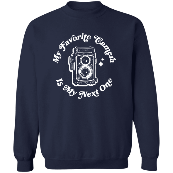 My Favorite Camera is My Next One TLR Crewneck Pullover Sweatshirt