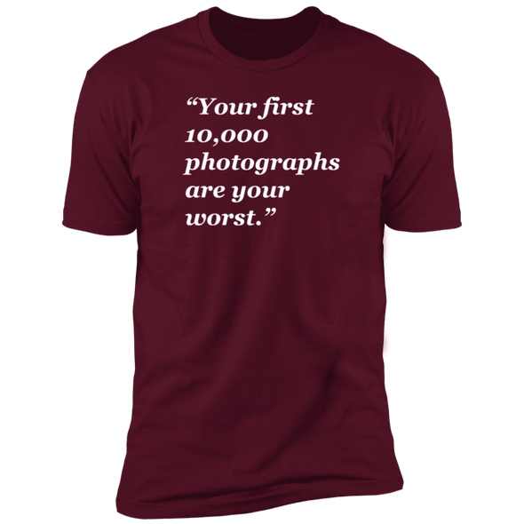 Your First 10,000 Photographs  Premium Short Sleeve T-Shirt