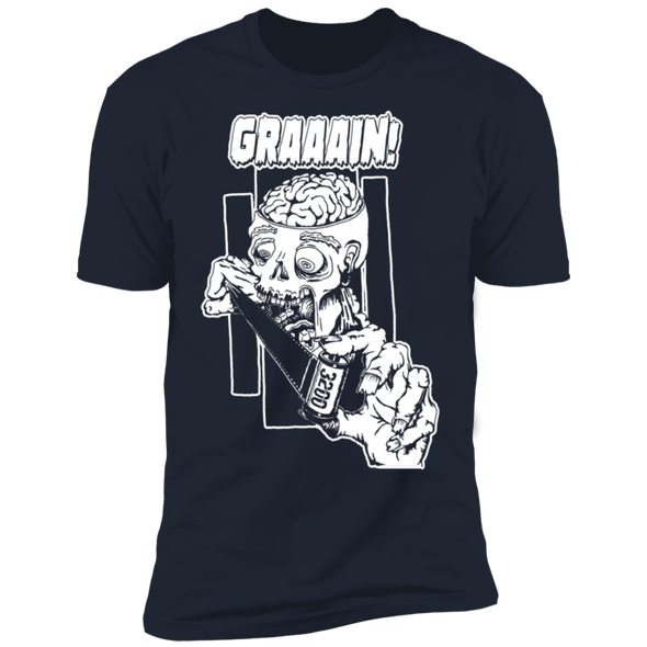 Zombie Wants Grain FRONT ONLY Premium Short Sleeve T-Shirt