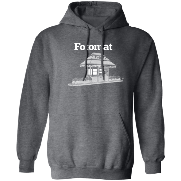 Fotomat Film Development Kiosk Tribute Dark Monochrome Pullover HoodiePullover Hoodie