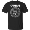 Film Cameras Ramones Tribute Short Sleeve Cotton T-Shirt