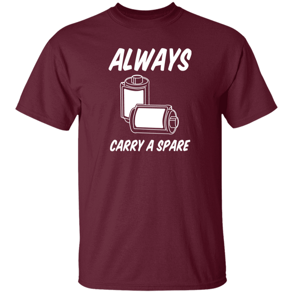 Always Carry a Spare 35mm Film Cotton Short Sleeve T-Shirt