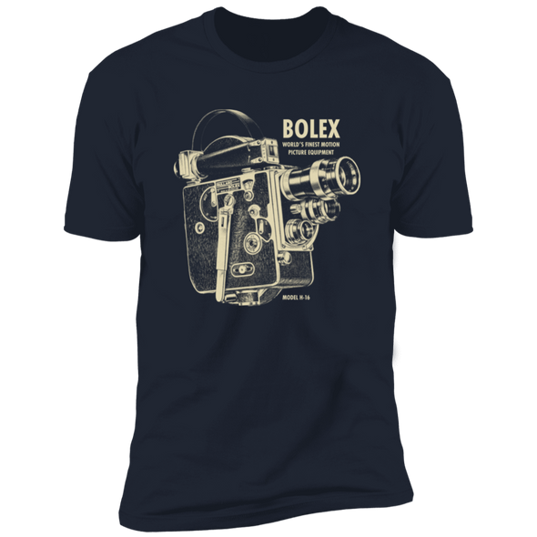 Bolex H-16 16mm Analog Motion Picture Camera Premium Short Sleeve T-Shirt