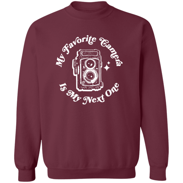 My Favorite Camera is My Next One TLR Crewneck Pullover Sweatshirt