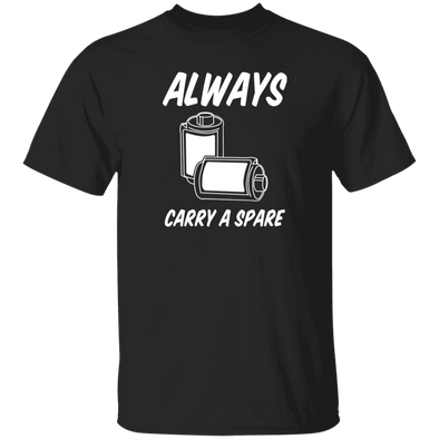 Always Carry a Spare 35mm Film Cotton Short Sleeve T-Shirt