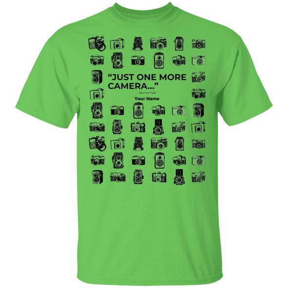 "One More Camera" Personalized T-Shirt