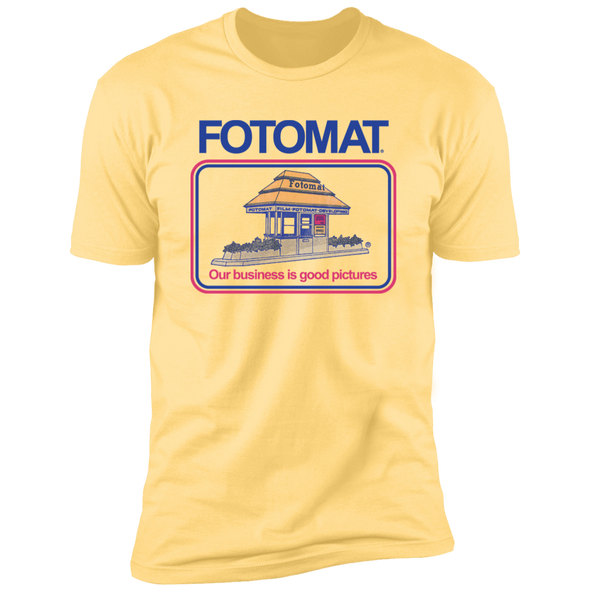 Fotomat Film Development Envelope Tribute Premium Short Sleeve T-Shirt