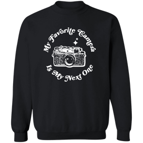 My Favorite Camera is My Next One Rangefinder Crewneck Pullover Sweatshirt