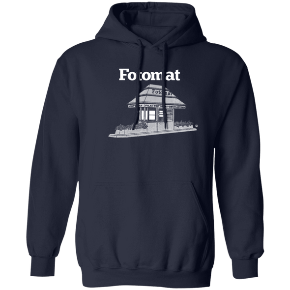 Fotomat Film Development Kiosk Tribute Dark Monochrome Pullover HoodiePullover Hoodie