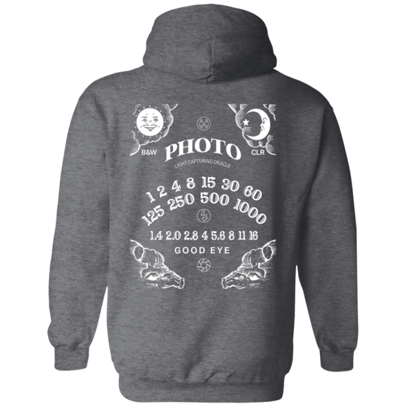 Light Capturing Oracle Ouija Board Photography Pullover Hoodie