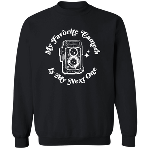 My Favorite Camera is My Next One TLR Crewneck Pullover Sweatshirt