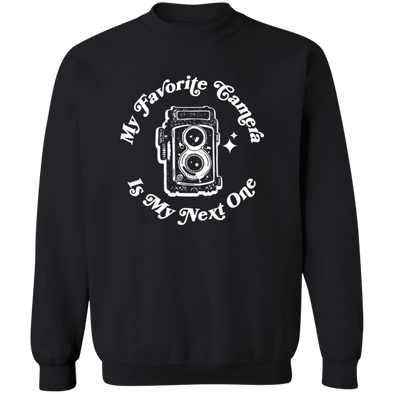 My Favorite Camera is My Next One TLR Crewneck Pullover Sweatshirt