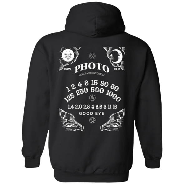 Light Capturing Oracle Ouija Board Photography Pullover Hoodie