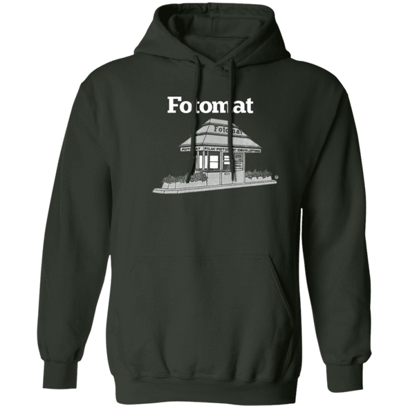 Fotomat Film Development Kiosk Tribute Dark Monochrome Pullover HoodiePullover Hoodie