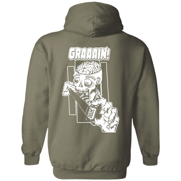 Zombie Wants Grain Pullover Hoodie