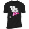 Stay Broke, Shoot Film Retro Video Game Style Premium Short Sleeve T-Shirt