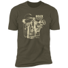 Bolex H-16 16mm Analog Motion Picture Camera Premium Short Sleeve T-Shirt