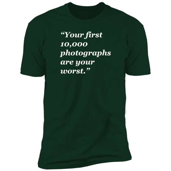 Your First 10,000 Photographs  Premium Short Sleeve T-Shirt