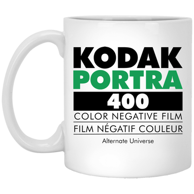 Kodak Portra Ilford Mashup Alternate Universe 11oz White Mug