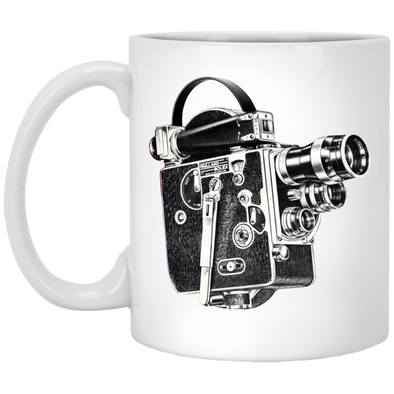 Bolex H-16 16mm Film Motion Camera 11oz White Mug