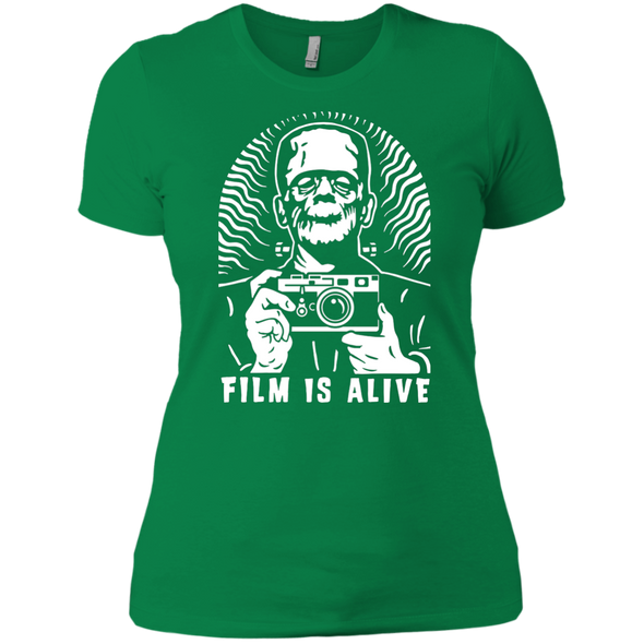 Film is Alive "Frank & His Camera" Ladies Fit T-Shirt