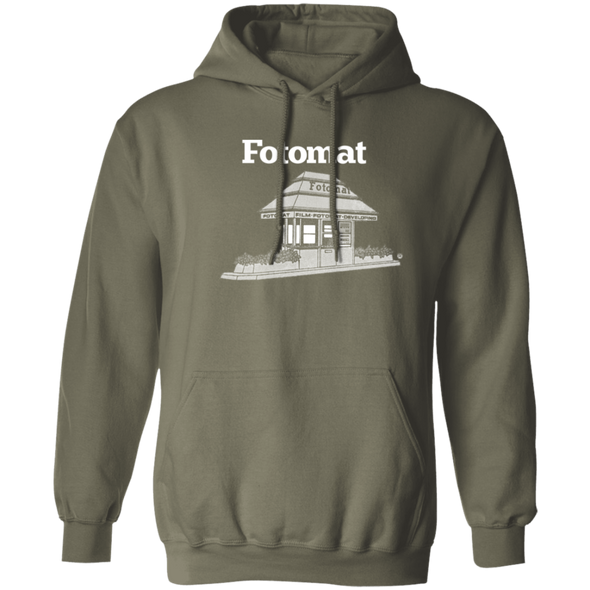 Fotomat Film Development Kiosk Tribute Dark Monochrome Pullover HoodiePullover Hoodie