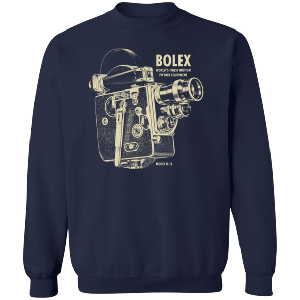 Bolex H-16 16mm Analog Motion Picture Camera Crewneck Pullover Sweatshirt