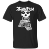 35mm Film Misfits Parody White Print Short Sleeve Cotton T-Shirt