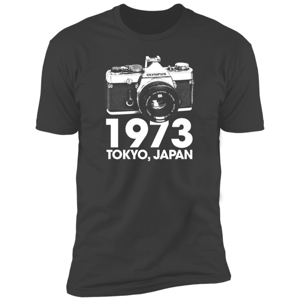 Olympus OM-1 35mm Film Camera Tribute Premium Short Sleeve T-Shirt