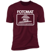 Fotomat Film Development Envelope Tribute Premium Short Sleeve Dark Monochrome T-Shirt Premium Short Sleeve T-Shirt