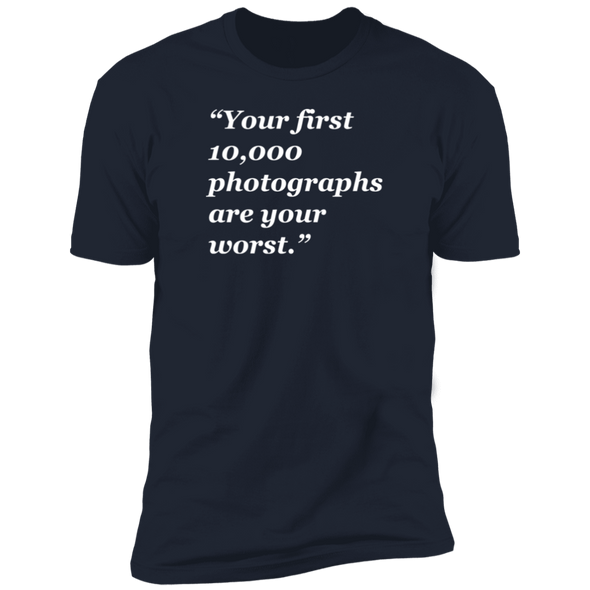 Your First 10,000 Photographs  Premium Short Sleeve T-Shirt