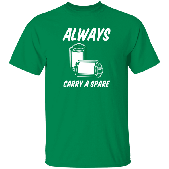 Always Carry a Spare 35mm Film Cotton Short Sleeve T-Shirt