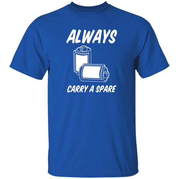 Always Carry a Spare 35mm Film Cotton Short Sleeve T-Shirt