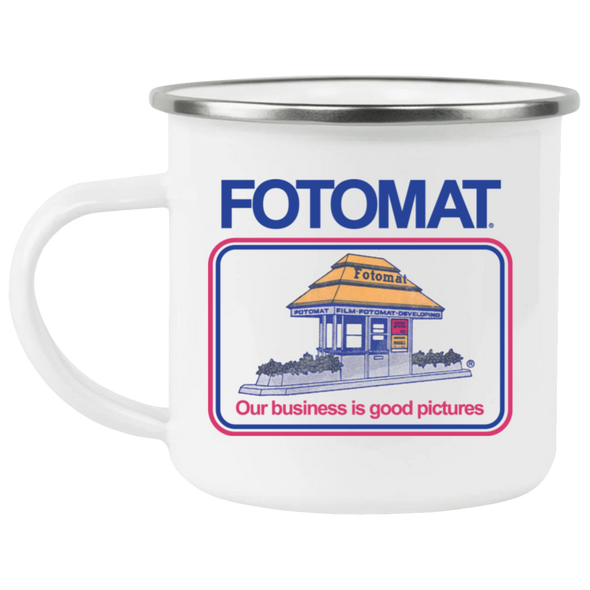 Fotomat Stainless Steel Enamel Camping Mug