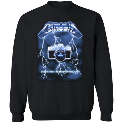 Minolta Metallica Mashup Crewneck Pullover Sweatshirt