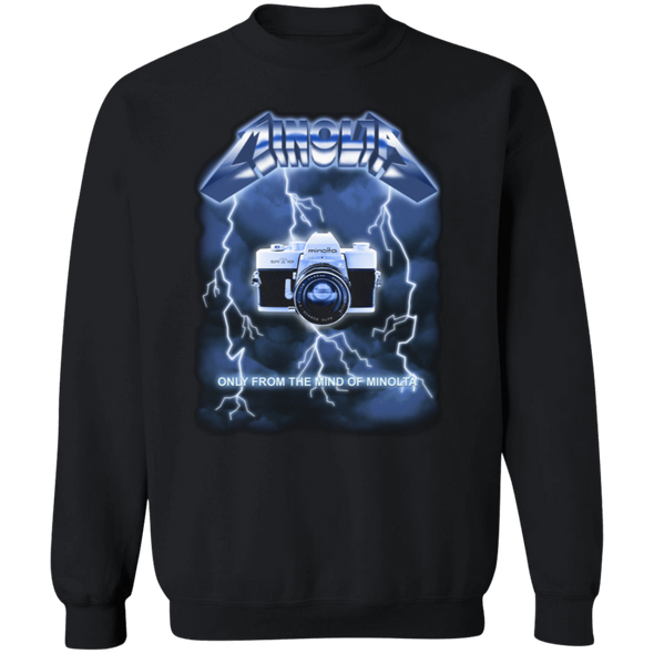 Minolta Metallica Mashup Crewneck Pullover Sweatshirt