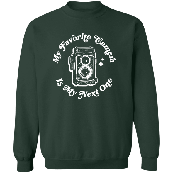 My Favorite Camera is My Next One TLR Crewneck Pullover Sweatshirt