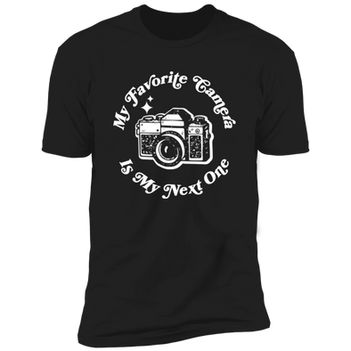 My Favorite Camera is My Next One SLR Premium Short Sleeve T-Shirt