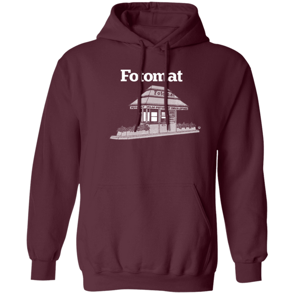 Fotomat Film Development Kiosk Tribute Dark Monochrome Pullover HoodiePullover Hoodie