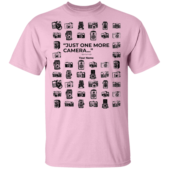 "One More Camera" Personalized T-Shirt