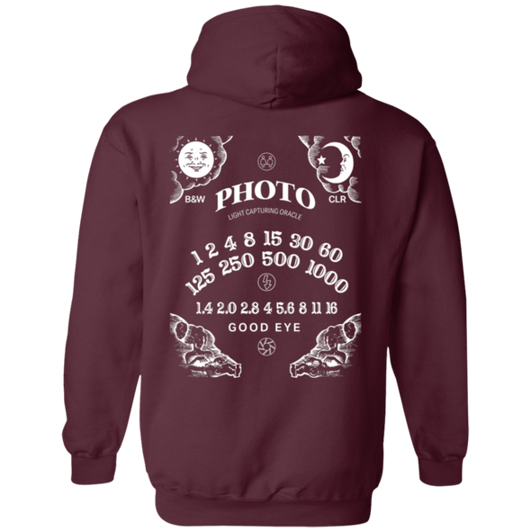 Light Capturing Oracle Ouija Board Photography Pullover Hoodie